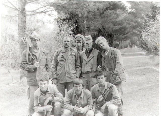 Soviet soldiers wearing Gorka 1