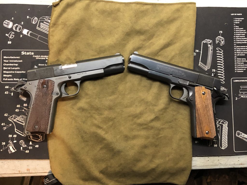 Battle of the Basic 1911s: Colt S70 Repro vs RIA GI