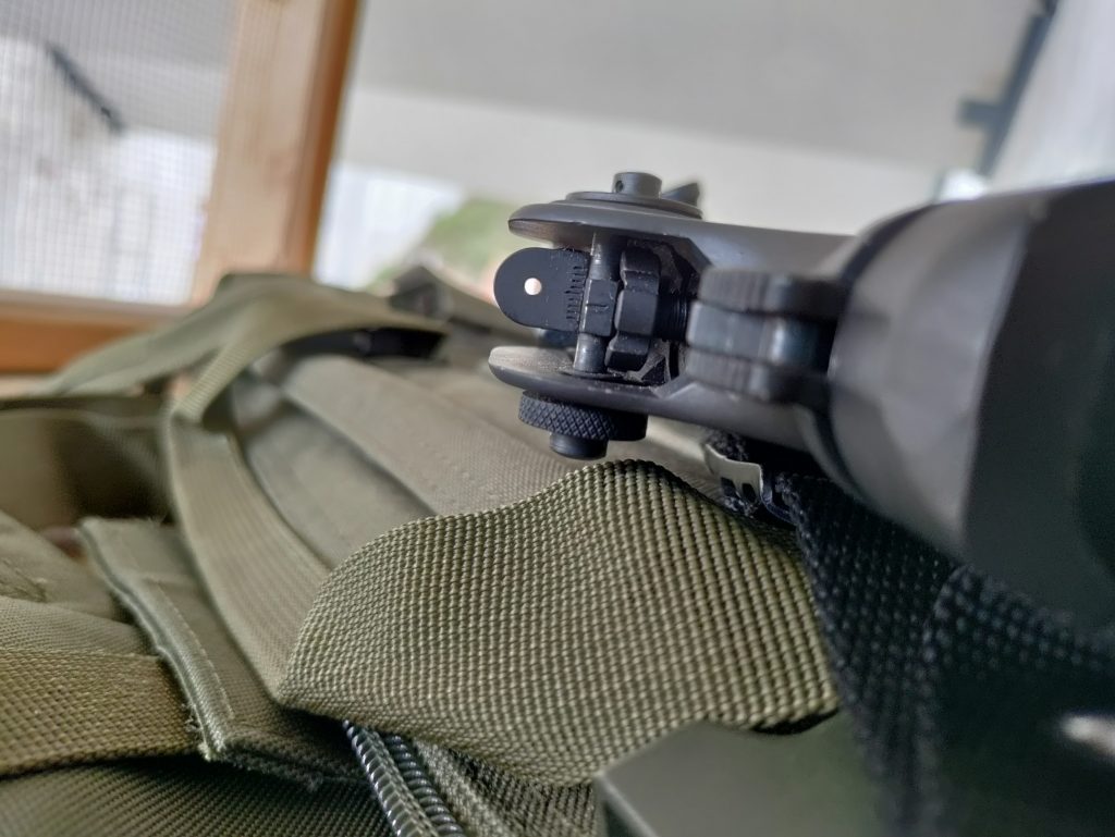 Daewoo K2 rear sight