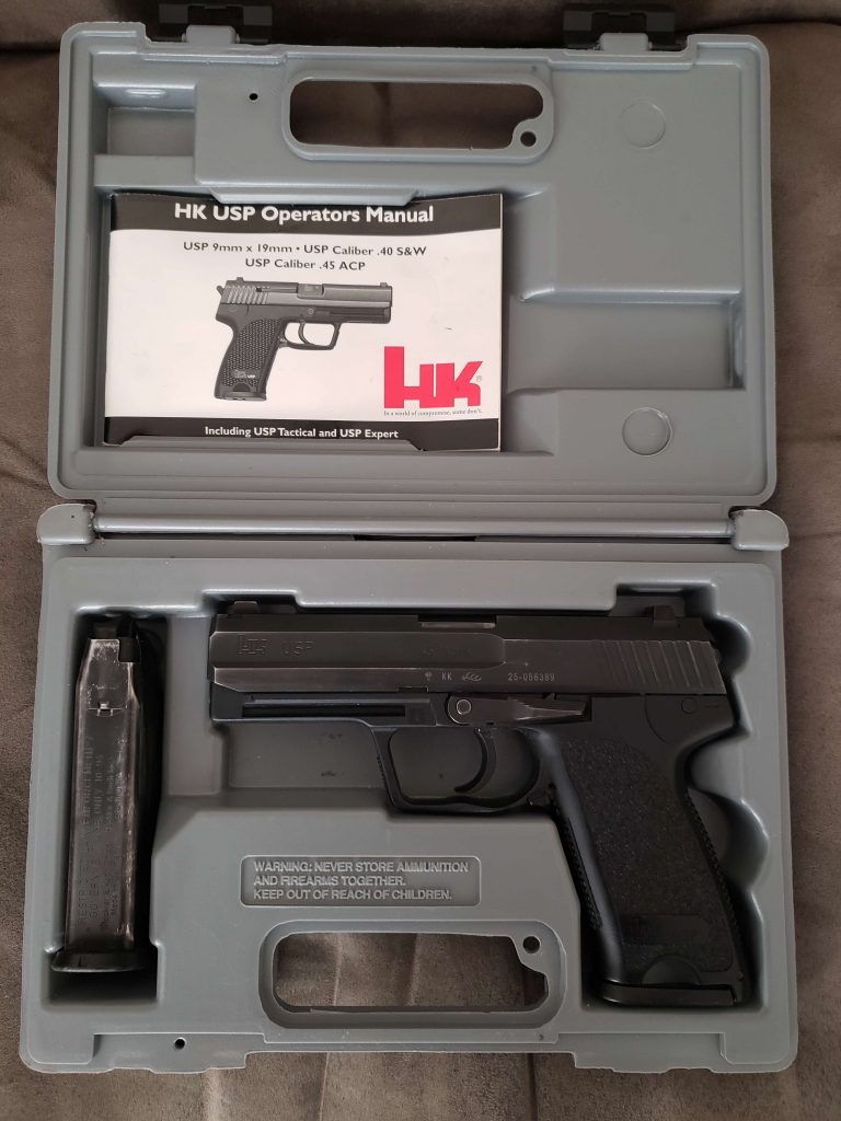 HK USP in case